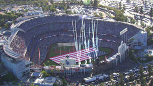 Dodger Stadium World Series Aerials | AVS Aerial Video Systems