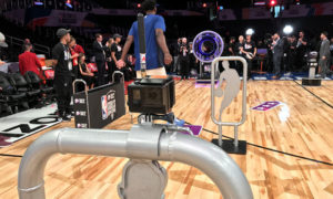 NBA All Star Pylon Cam | AVS Aerial Video Systems